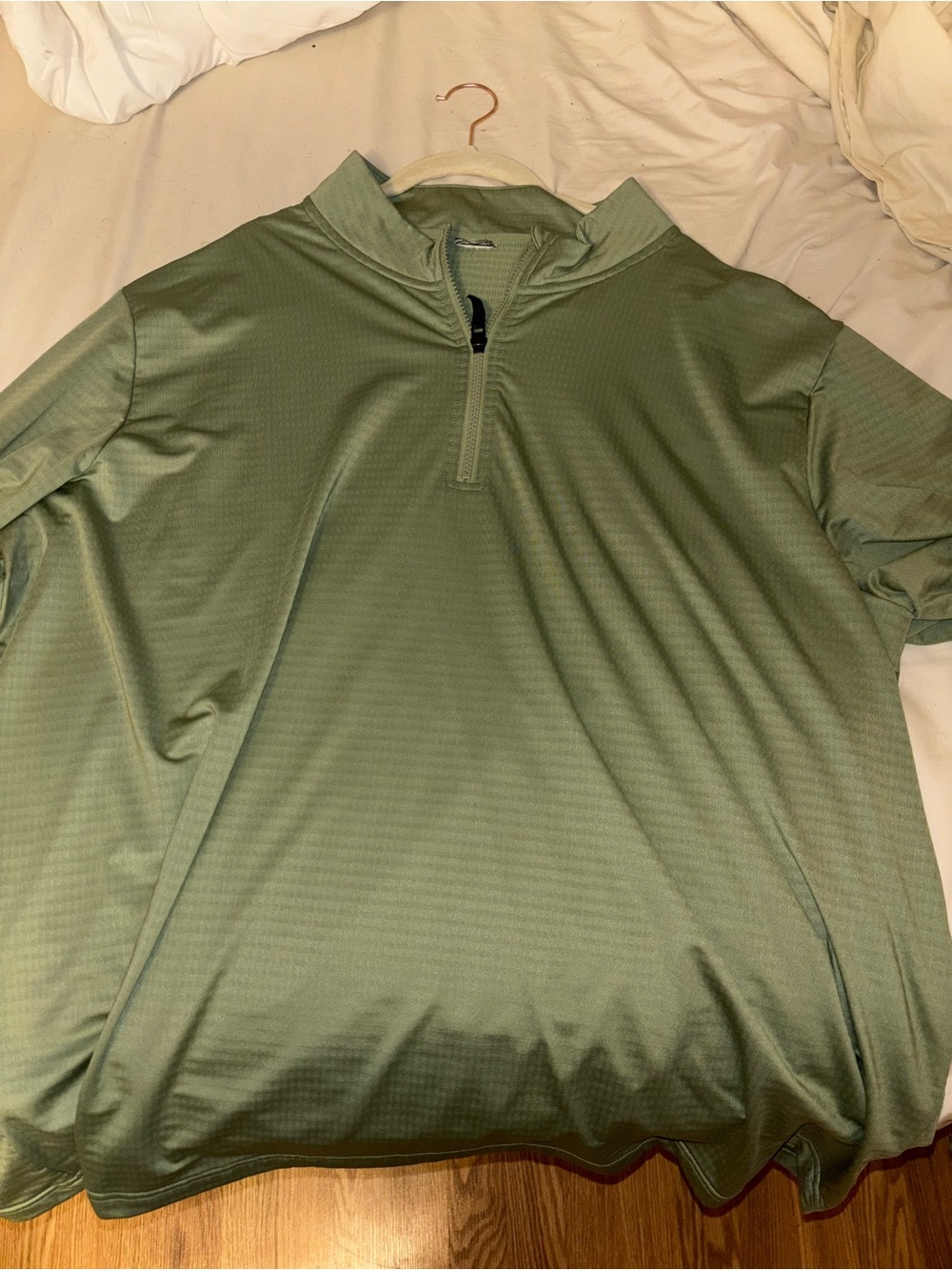 Nike Golf Light Olive Green Quarter-Zip Pullover
